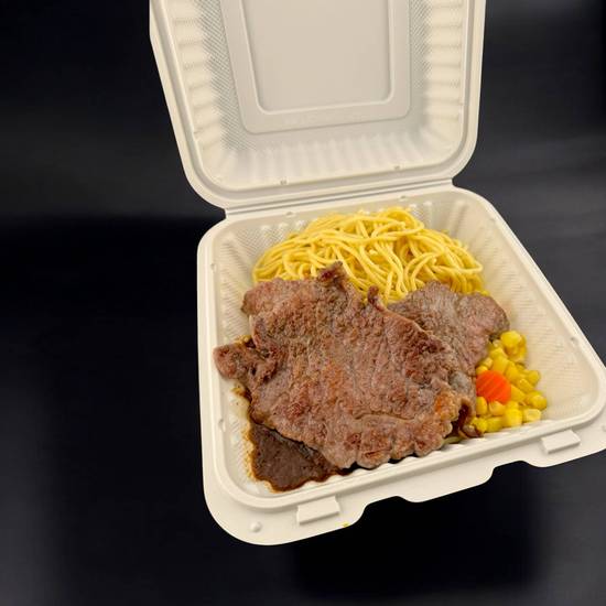 14. Minute Steak (Rice / Spaghetti) / 薄牛扒飯或意粉